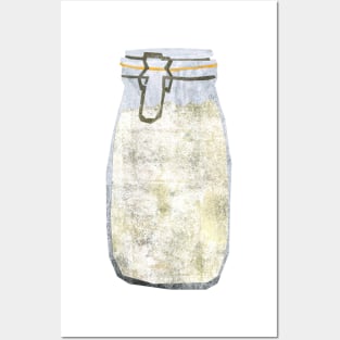 Glass storage jar Posters and Art